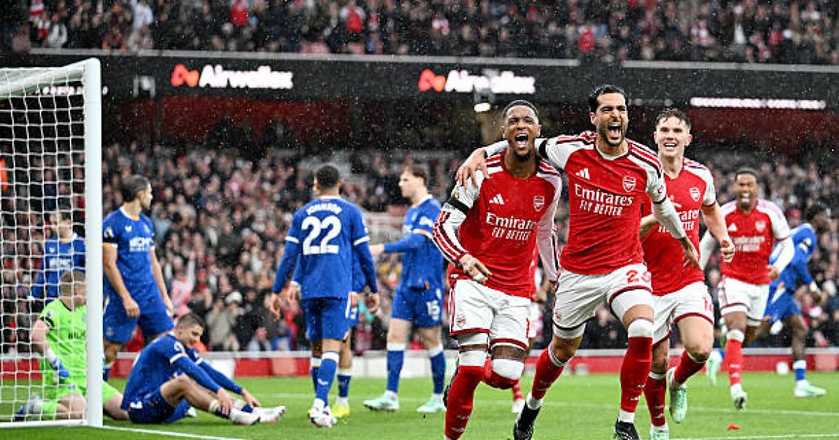 Centre-backs Ezri Konsa and Gabriel Magalhães scored the goals that underlined the Gunners’ defensive strength and set-piece threat
