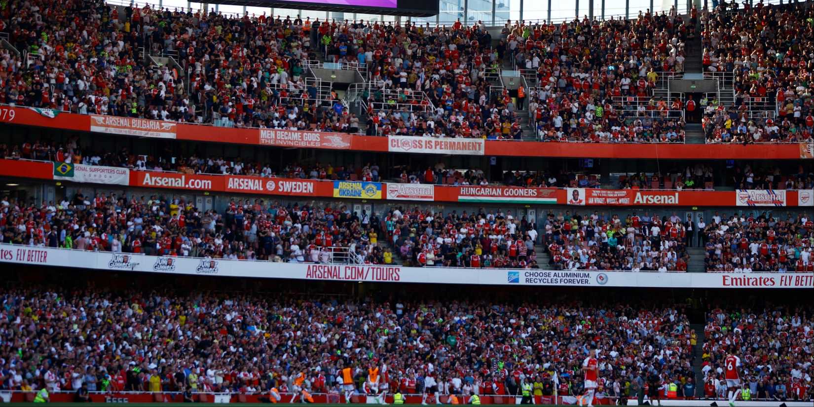 General view of Arsenal's Emirates Stadium