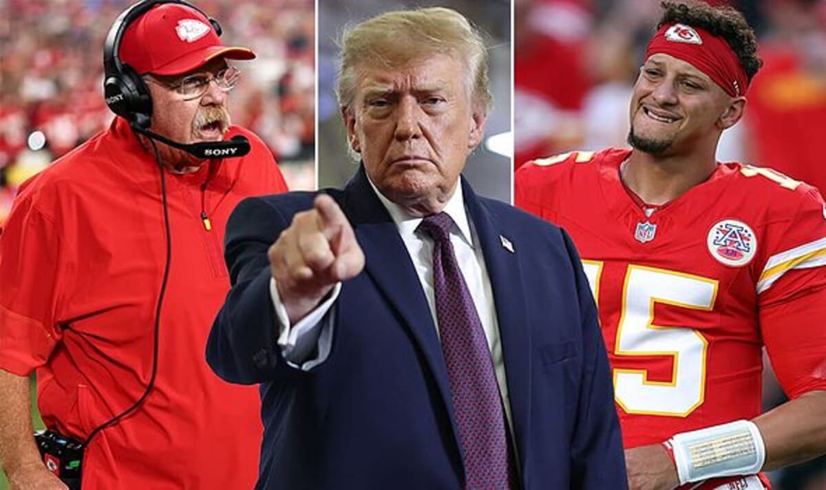 President Trump heaped praise on Chiefs HC Andy Reid and QB Patrick Mahomes