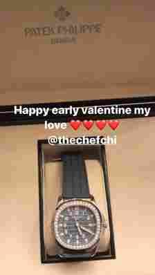 Davido has gotten for his soon to be wife, Chioma a wristwatch worth N16M as a gift ahead of Valentine's day. [Instagram/DavidoOfficial]