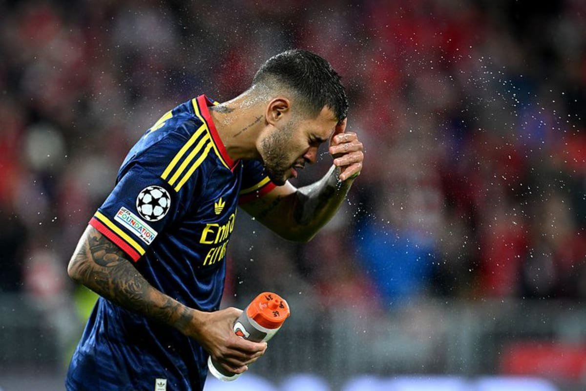Bruno Guimaraes featured in Arsenal's 2-2 draw with Bayern Munich