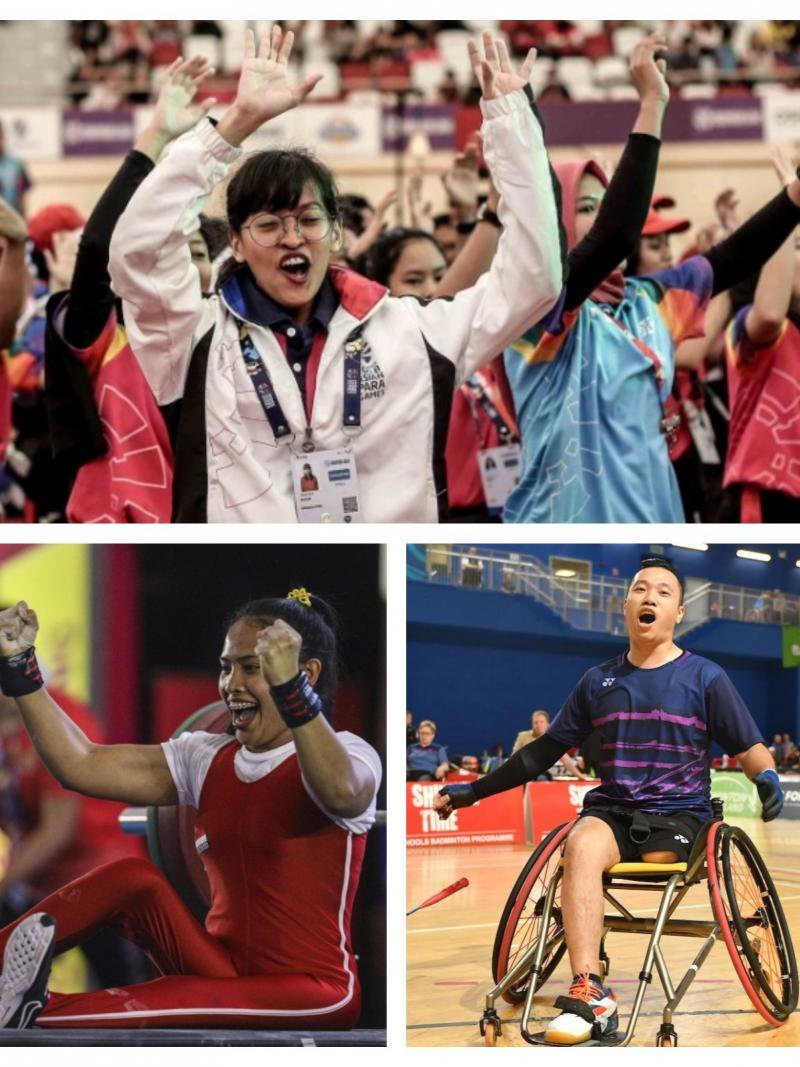 Asian para games collage