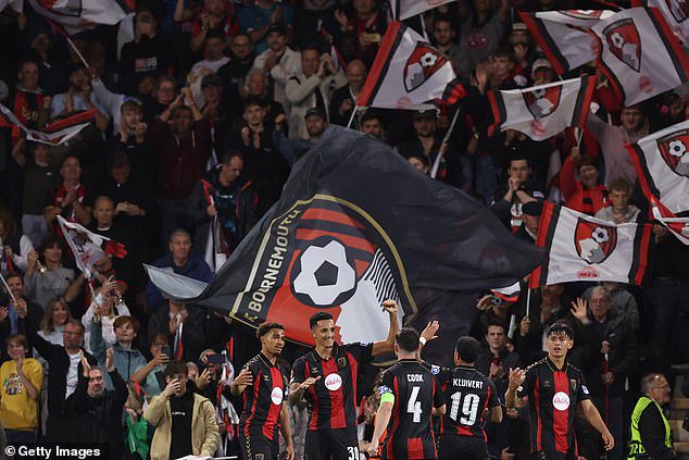 Bournemouth’s red-and-black striped kit, adopted in 1971, was inspired by the Italian giants’ swashbuckling greatness