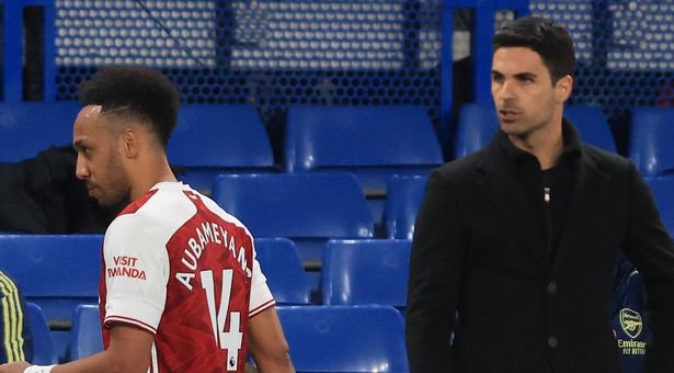 Arteta and Aubameyang's relationship became increasingly fraught before a sour end