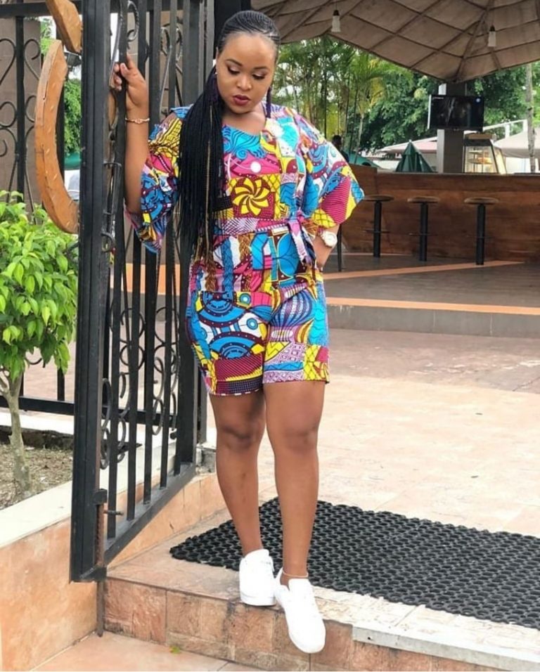 ankara shorts and jackets