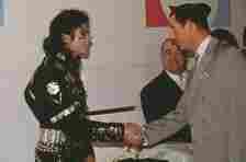 Prince Charles and Michael Jackson
