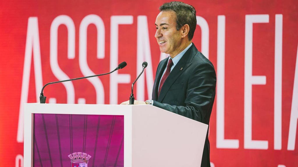 António Salvador na AG do Sp. Braga (FOTO: Sp. Braga)