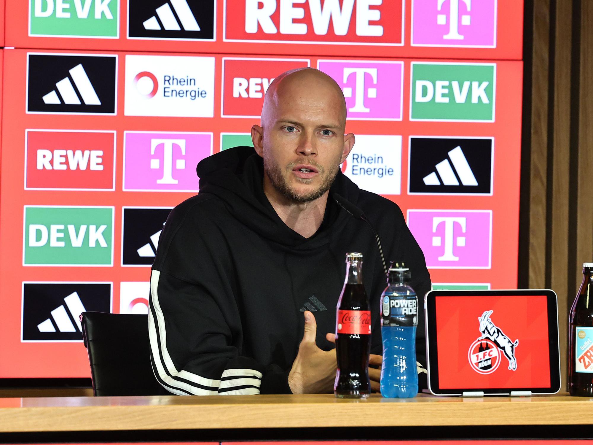Pressekonferenz nach dem Spiel mit Rene Wagner (1. FC Köln)