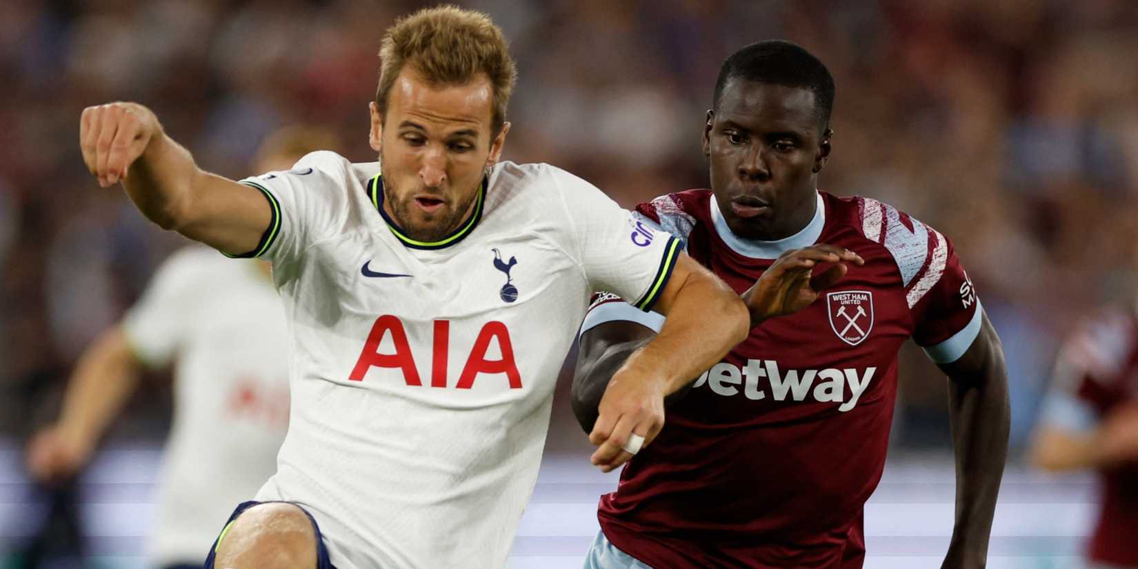 Harry Kane Tottenham Kurt Zouma West Ham 2022
