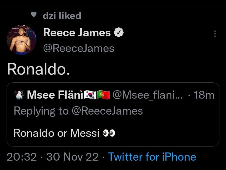 Reece James Ronaldo Messi