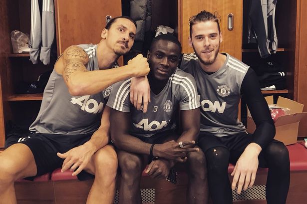 Manchester United fans freak out over bizarre Eric Bailly detail in Zlatan Ibrahimovic's picture - Mirror Online