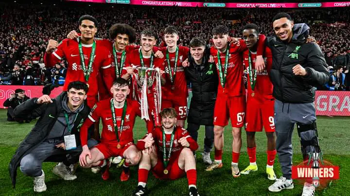 Zim youngster Trey Nyoni wins Carabao Cup with Liverpool