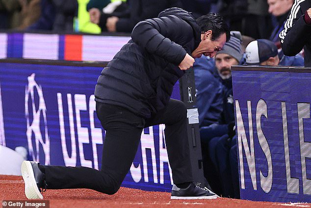 The comfortable victory took Unai Emery's side to joint-top of the league phase standings