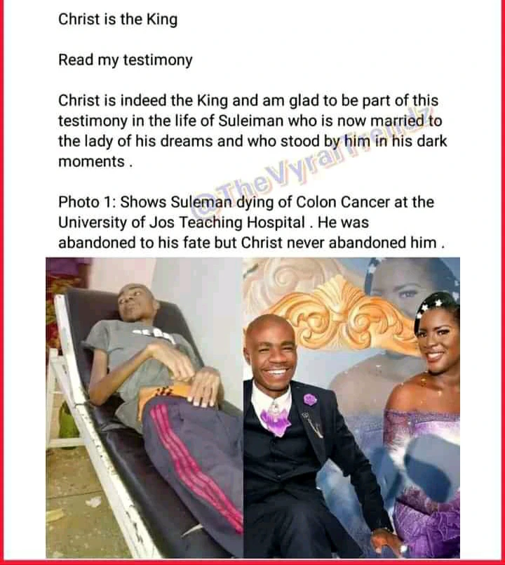 "I Nearly Died, All Women Are Not Same" - Man Recounts After Battling Colon Cancer