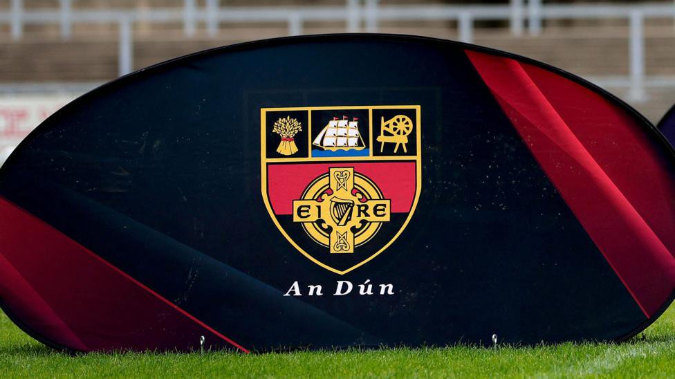 Down GAA's logo at Pairc Esler
