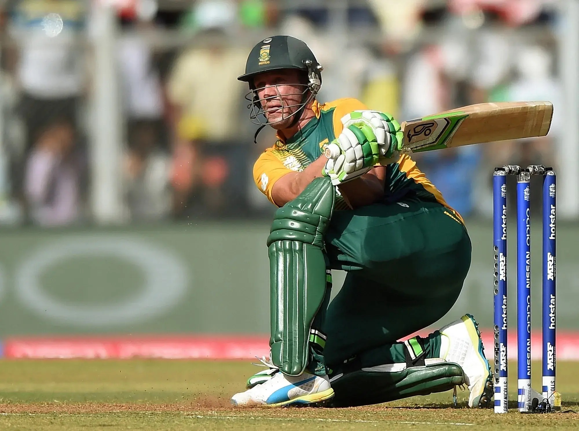 AB de Villiers (pictured). JP Duminy. Richard Levi. Imran Tahir. Aaron Phangiso. Remember these names? They’re back in South African colours – and the defending champions in the World Championship of Legends tournament are unbeaten after four matches.
