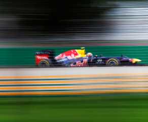 Infiniti and Red Bull Racing at 2012 Australian Grand Prix side on track
