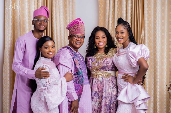 Tope Alabi family