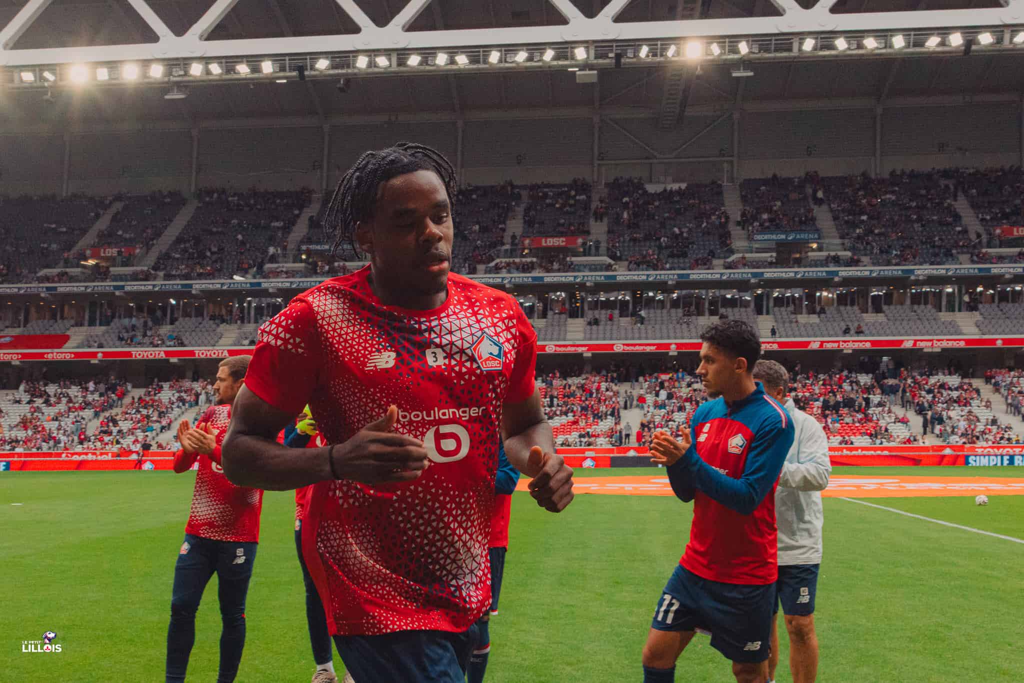 Nathan Ngoy, défenseur central du LOSC.
