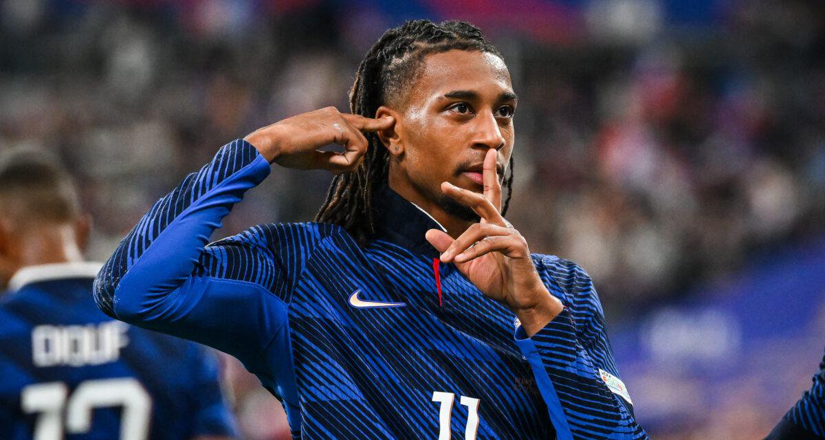 Michael Olise avec les Bleus