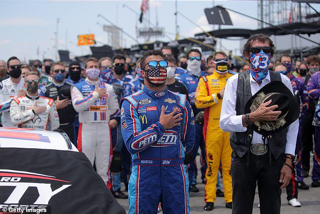 NASCAR and its drivers stood behind Wallace after a noose was found in his garage at Talladega in 2020. An FBI investigation said no hate crime was committed.