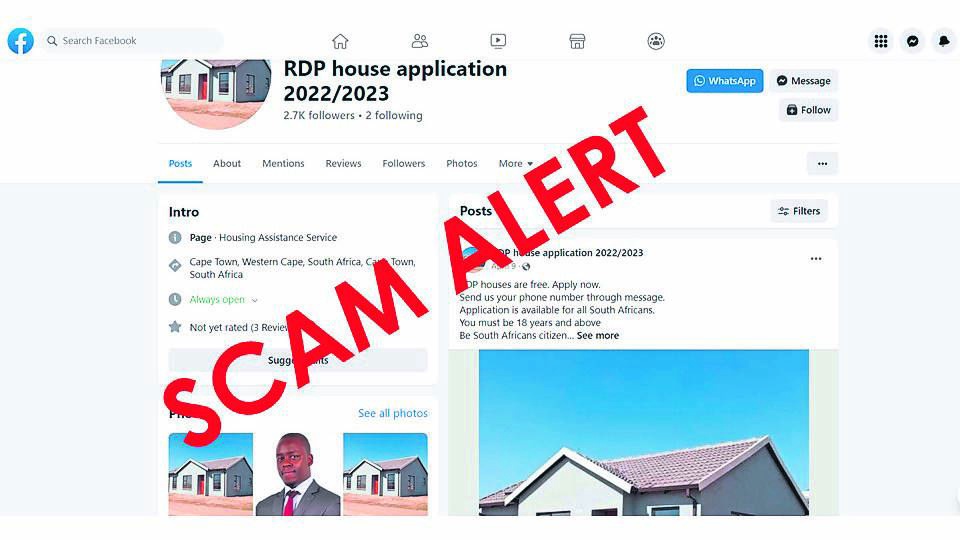 Scammers are now using social media platform Facebook to dupe desperate home seekers. 