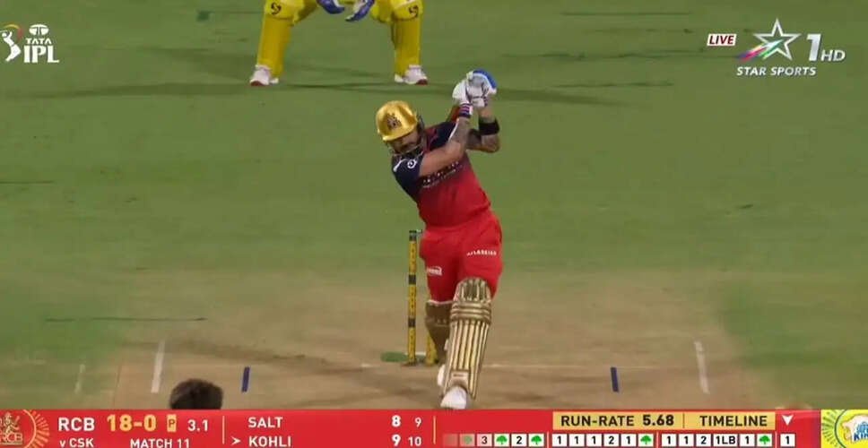 Virat Kohli's Spectacular No-Look Six Sparks RCB's Dominant Innings