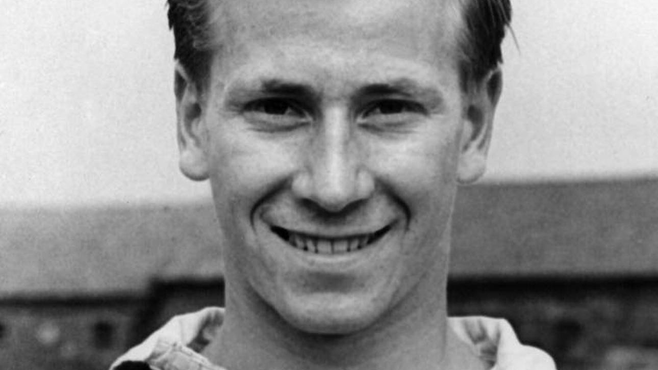 Der junge Sir Bobby Charlton im Jahr 1956