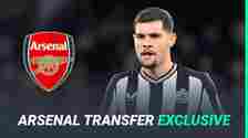 Newcastle midfielder Bruno Guimaraes is a strong target for Arsenal this summer