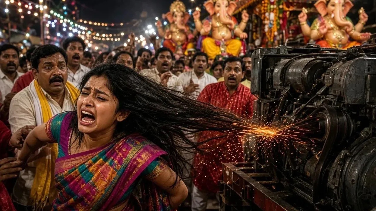 शोभायात्रा में झूम रही थी महिला, तभी जनरेटर जनरेटर में फंस गए खुले बाल… फिर जो हुआ उसे सुनकार कांप जाएगी रूह