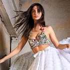 Emily Ratajkowski Slays In Plunging Floral Crop Top & Skirt For Viktor & Rolf Campaign: Photos