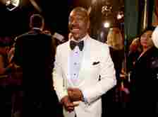 HOLLYWOOD, CA - FEBRUARY 22:  Actor Eddie Murphy smiles backstage during the 87th Annual Academy Awa