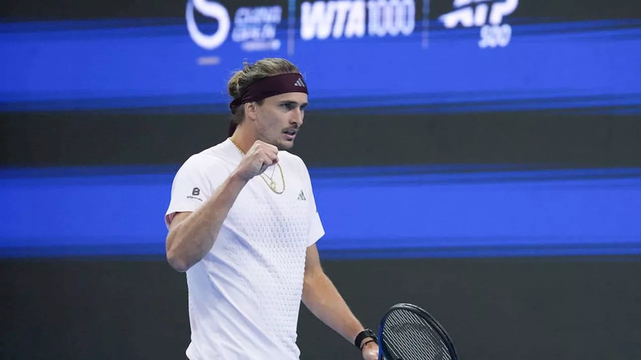 Ohne körperliche Probleme: Zverev im Halbfinale von Shanghai