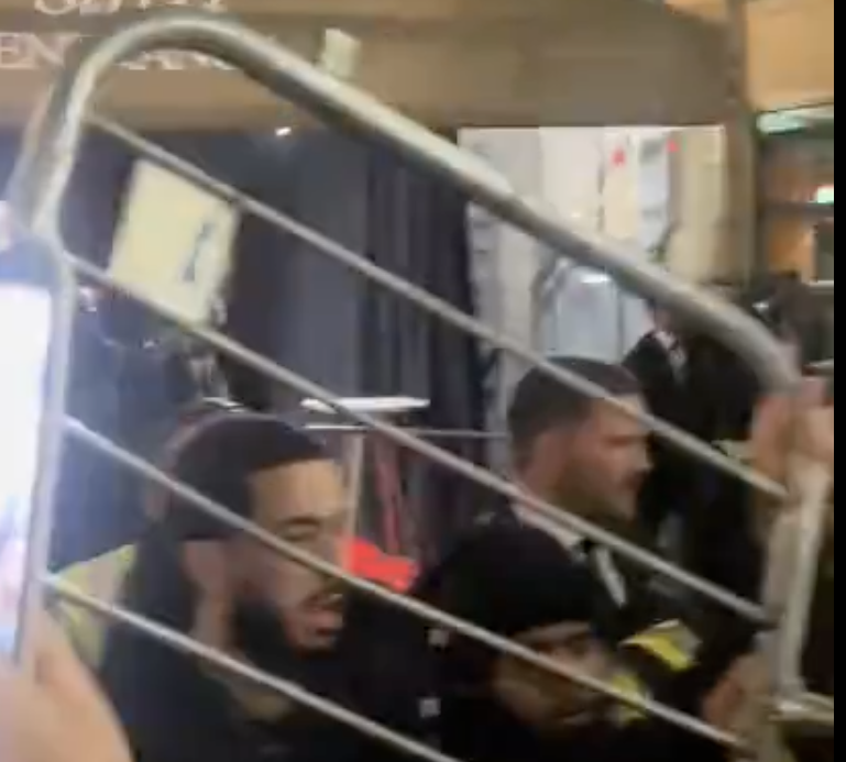 Fans tried to break into the event