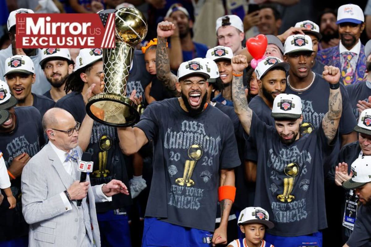 The Knicks celebrated at Flyfish Club after defeating the Spurs in the NBA Finals