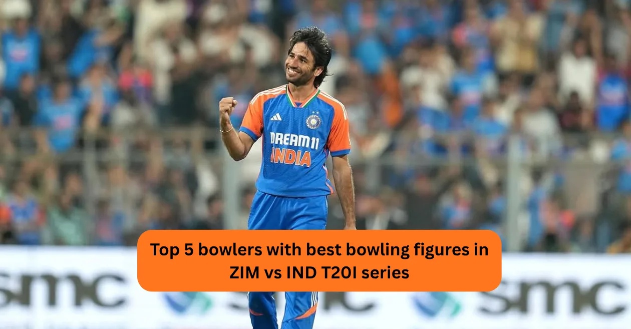 Top 5 bowlers with best bowling figures in ZIM vs IND T20I series ft. Ravi Bishnoi