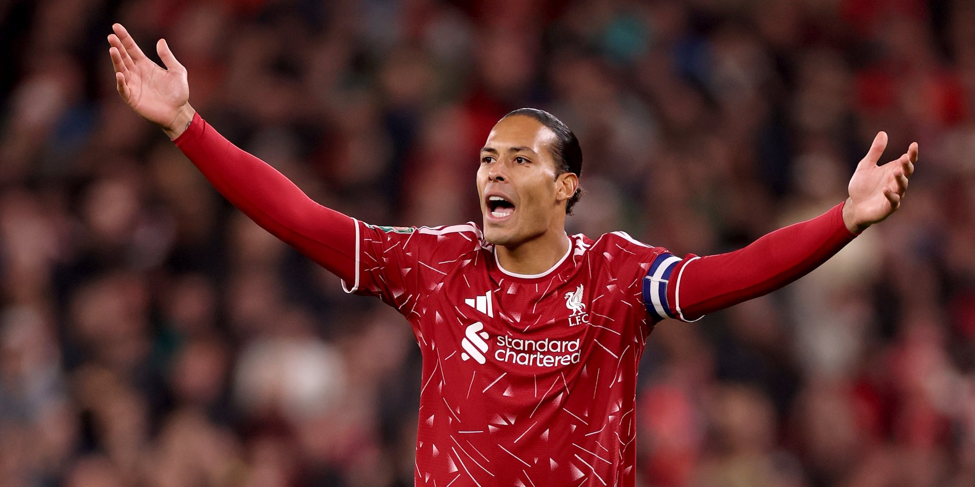 Liverpool skipper Van Dijk glad to see return of 'Anfield energy'