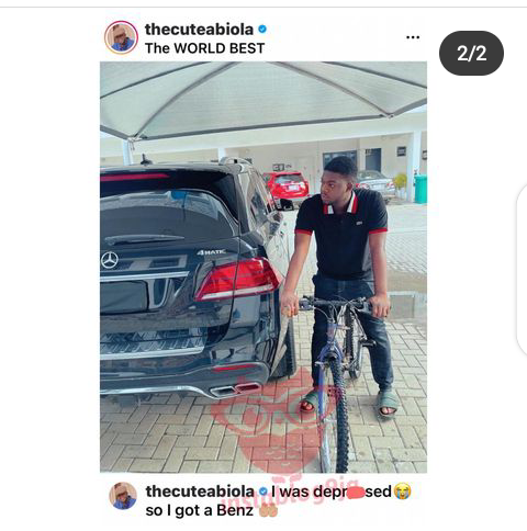 Daddy Freeze Reacts After Comedian, Cute Abiola said he Bought his Benz Because he was Depressed.  4b980a9323984a0ab5864b5f9bc5fd67?quality=uhq&resize=720
