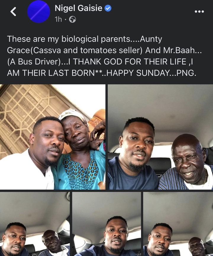 Reactions As Photos Of Prophet Nigel Gaisie’s Biological Parents Surfaces