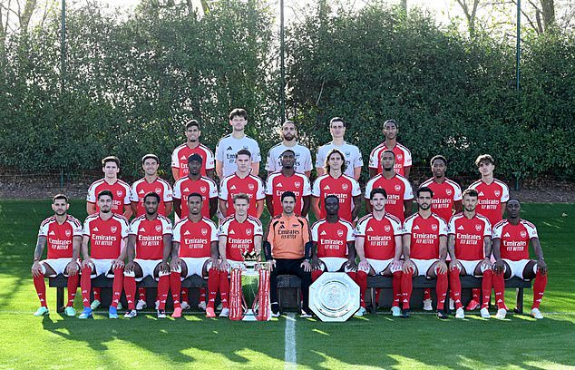 Arsenal are taking criticism after leaving William Saliba out of their squad photo... because of his medical appointment