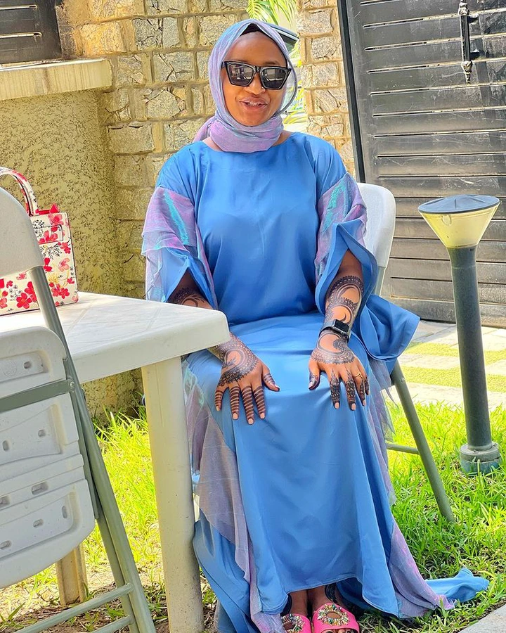 Photos As Rahama Sadau Poses With Her Lookalike Sister, Fatima On Social Media