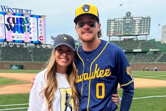 Brice Turang and Maile OlsenCredit: Brice Turang/Instagram