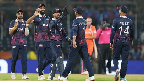 USA bundled Netherlands out for 103 to win their first match of the campaign by 93 runs.(PTI)