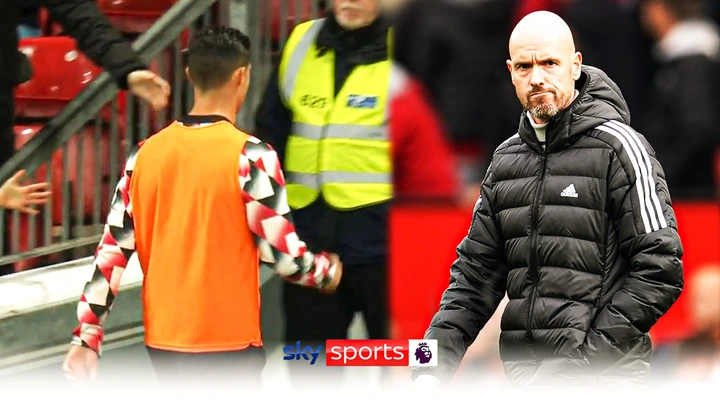Erik ten Hag will 'deal with' Cristiano Ronaldo after he left Old Trafford  before full-time in win over Tottenham | Football News | Sky Sports
