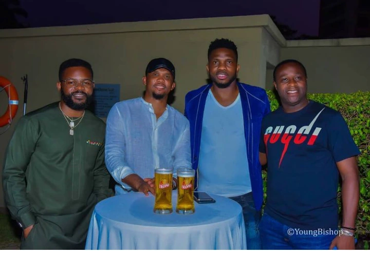 See Funny photos of Femi Adebayo with Toyin Abraham, Mide Martins, Funke Akindele and other actors