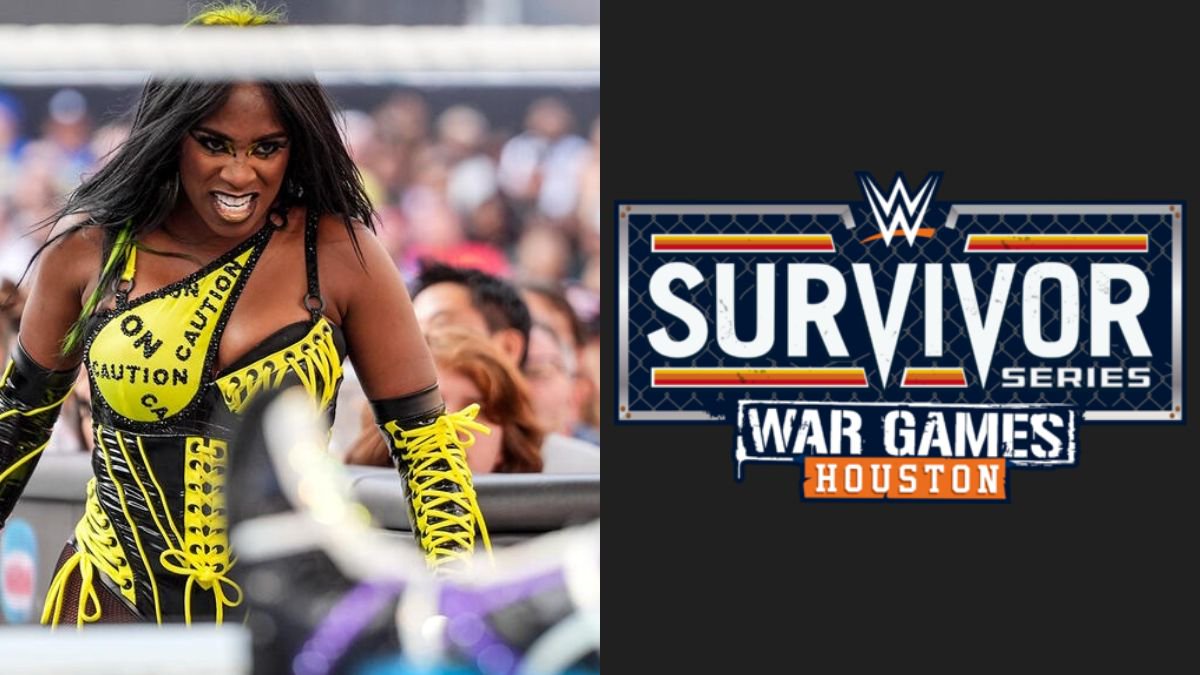 Naomi WWE Survivor Series WarGames logo