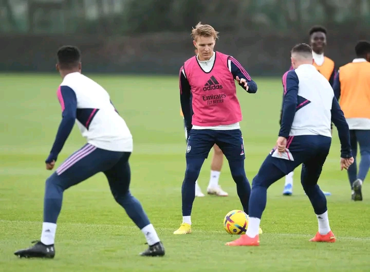 Gabriel Jesus, Emile Smith-Rowe misses Arsenal's training session ahead of West Ham clash (Photos)