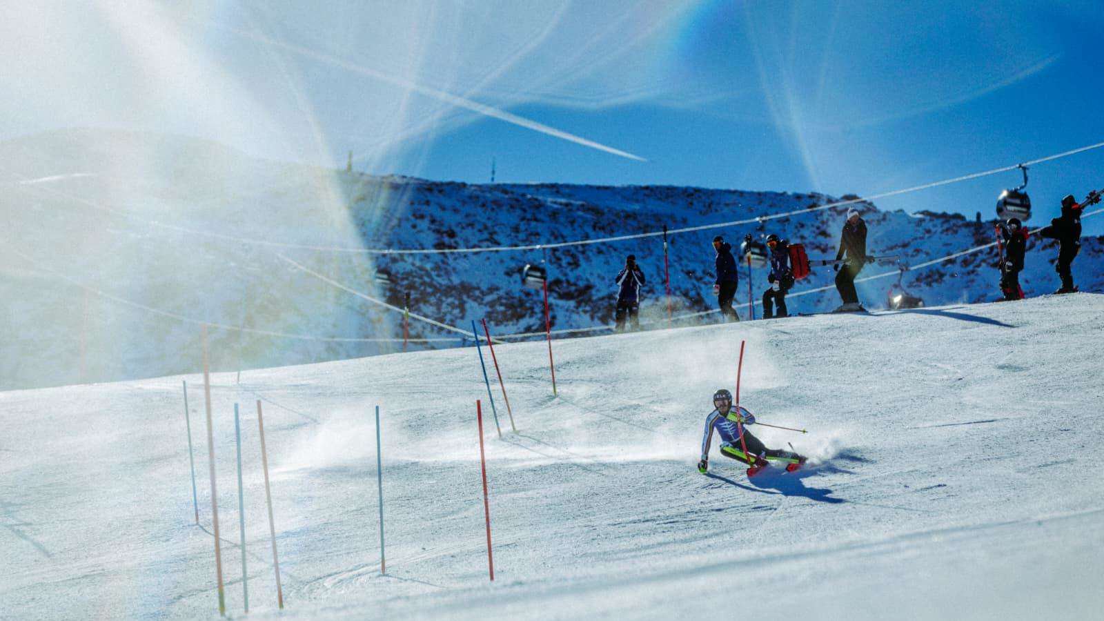 Für ihn läuft es einfach: Nickco Palamaras zeigte im Riesenslalom eine starke Vorbereitung. Eigentlich fühlt er sich im dichten Stangenwald wohler. 