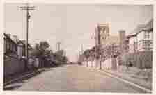 A historic picture of Sandhurst Road.