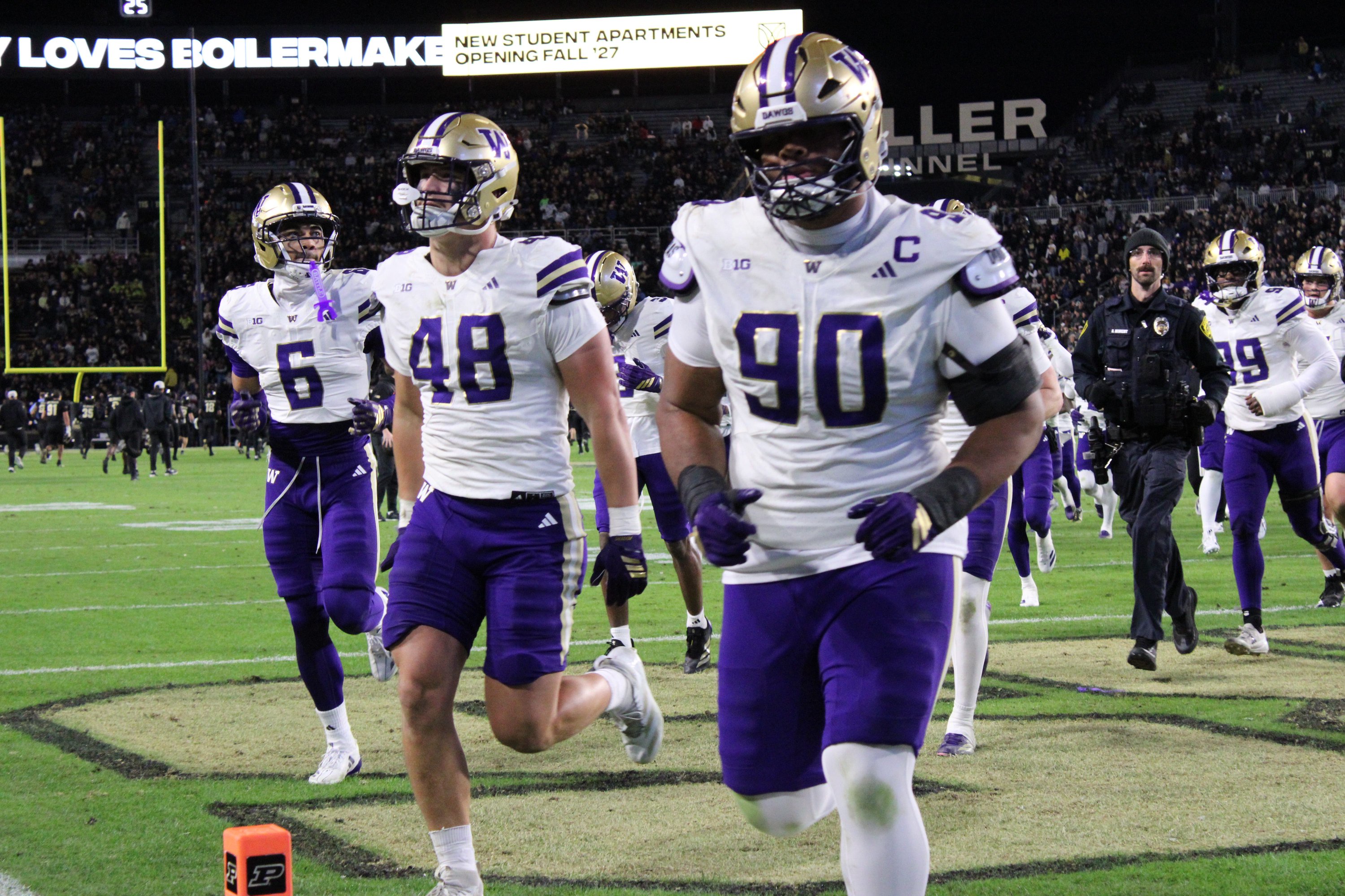 The Washington Huskies came away with a 38-26 win on the road over the Purdue Boilermakers at Ross-Ade Stadium to earn their first victory in Big Ten play in 2026.